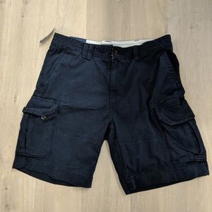 NWT Men' s Cargo Shorts Navy Sz 40